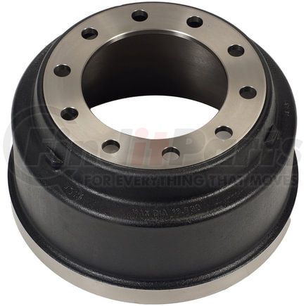 HD26M by DAYTON PARTS - 16.50 x 8.62 10 Hole Machine Balanced Brake Drum, Outboard