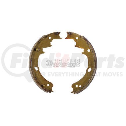 1565314 by HELMAR FORKLIFT PARTS - Aftermarket Replacement Drum Brake Shoe Set, Right Side (RH) for Hyster Applications