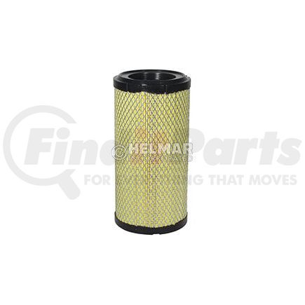 17743-U223071 by HELMAR FORKLIFT PARTS - Aftermarket Replacement Air Filter (Fire Retardant) for Toyota Forklifts, 10.96" HT, 5.45" OD, 3.35" ID