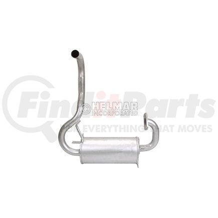 20100-GH10A by HELMAR FORKLIFT PARTS - Aftermarket Replacement Exhaust Muffler for Nissan Forklift Applications