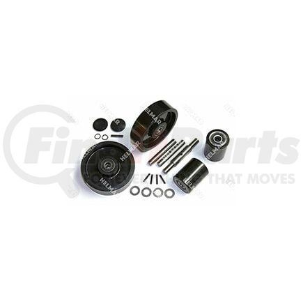 GWK-PTH50-CK by HELMAR FORKLIFT PARTS - Aftermarket Replacement PTH50 Complete Wheel Kit for Crown