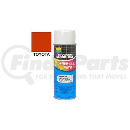 SPRAY-845 by HELMAR FORKLIFT PARTS - Aftermarket Replacement Spray Paint - 12 oz New Orange for Toyota