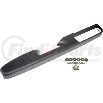 80994 by DORMAN - Door Armrest Repair - Front, Driver Side, 27.71" Length, Black, Stainless Steel Bracket