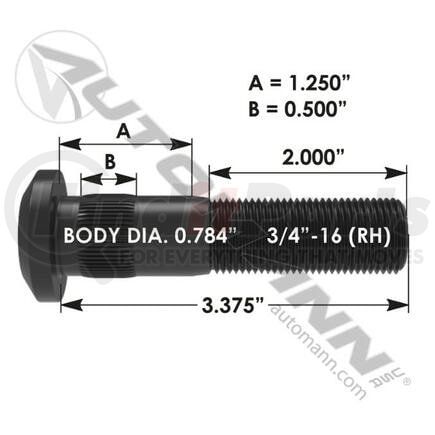 201.6054R by AUTOMANN - WHEEL STUDS