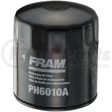 PH6010A by FRAM - Motorcycle Full-Flow Spin-on Oil Filter
