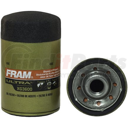 XG3600 by FRAM - Ultra Synthetic® Engine Oil Filter - Spin-On, Standard, Threaded