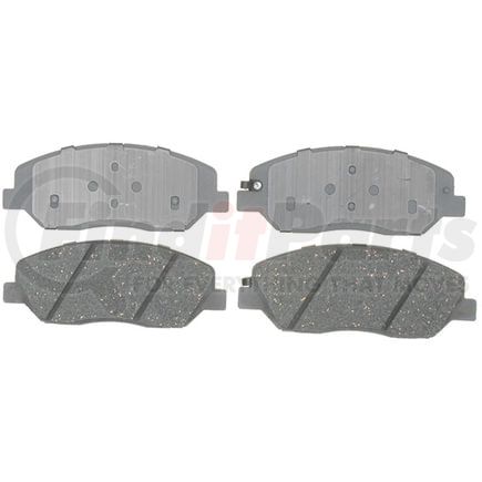 14D1202C by ACDELCO - Disc Brake Pad Set - Front, Silver, Ceramic