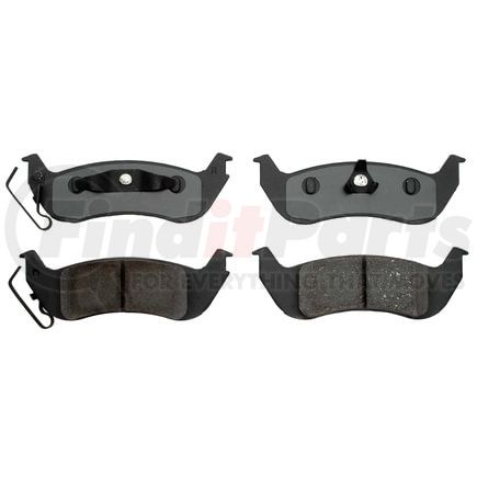 17D1040AMHPVF1 by ACDELCO - PAD SET RR DISC BRK