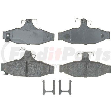 17D413CH by ACDELCO - PAD SET RR DIS