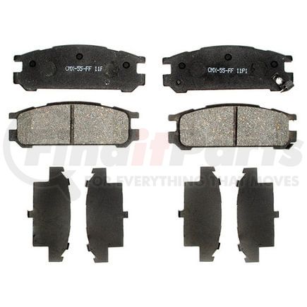 ACDelco 17D471C Disc Brake Pad Set Ceramic Rear Di (B)