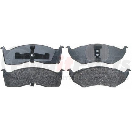 17D591M by ACDELCO - Gold™ Disc Brake Pad - Front, Semi-Metallic