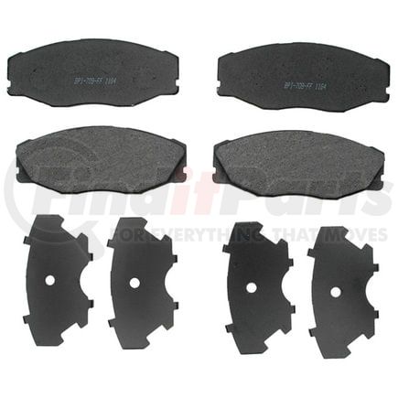 17D604 by ACDELCO - PAD KIT FRT DI
