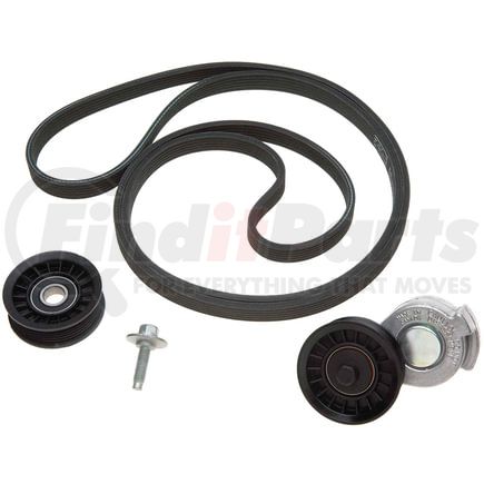 ACDelco 38398K Serpentine Belt Drive Solution Kit Double-Sided Se (B)