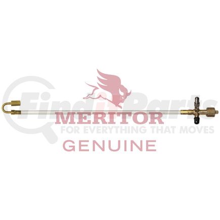 3136400CP2 by MERITOR - Auxiliary Dual Check Port Hose - 11.5 in. Length, Outside Tire