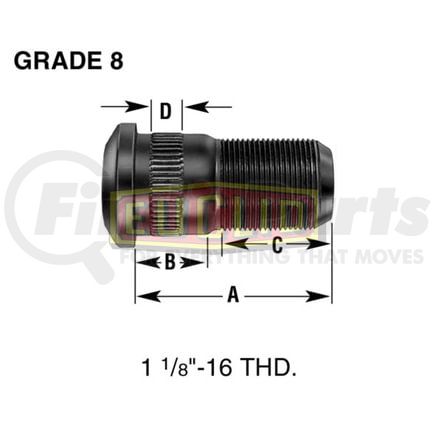 E5899R by MERITOR - STUD