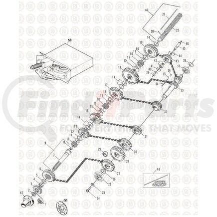 EF66030 by PAI - Transmission Clutch Installation Kit - Fuller RT / RTO 11609 Transmission