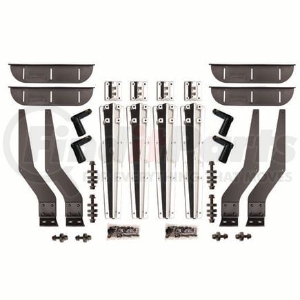 10001412 by MINIMIZER - B600 Bolt-on Bkt Kit-Silv Mr