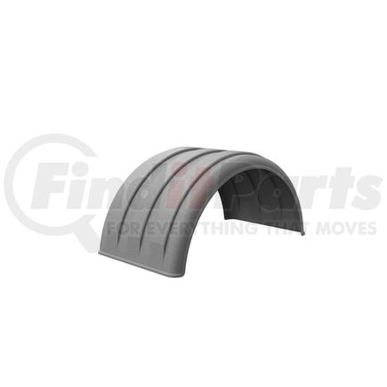10001752 by MINIMIZER - Dual Fender for 16.5 Tire Galvanized