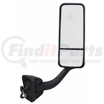 TR037-FRDMC-R by TORQUE PARTS - Door Mirror - Passenger Side, Power Heated, Electric, Chrome Cover, with Mounting Arm