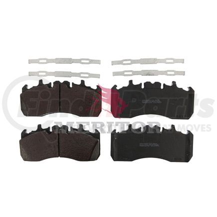 KIT2252LBM7400 by MERITOR - Disc Brake Pad Set - Pad Set N L410