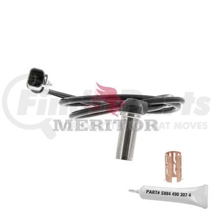 M955801551              by MERITOR - ABS Wheel Speed Sensor, 90 Degree, Deutsch DT04 Male, 1.0m (3.28 ft.) Cable
