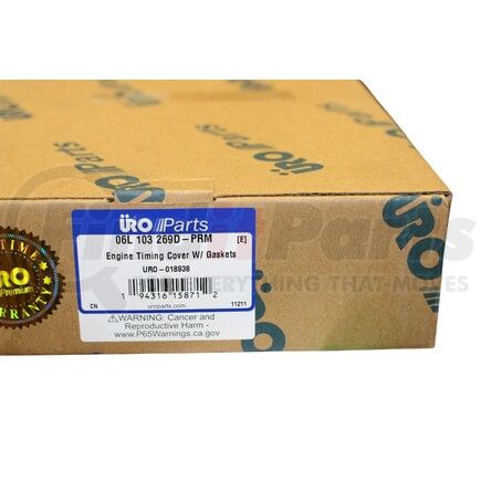 06L103269D-PRM by URO - Engine Timing Cover w/ Gaskets