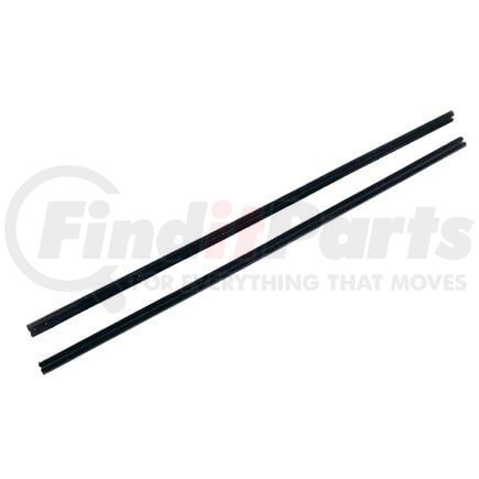 KD2083 by FAIRCHILD - Front Outer Belt Weatherstrip for 1971-1980 International Harvester Scout II (481437C1)