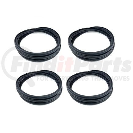 KD3072 by FAIRCHILD - Front and Rear Door Seal on Body Kit for 2011-2022 Jeep Grand Cherokee (55399256AE, 5599255AE)