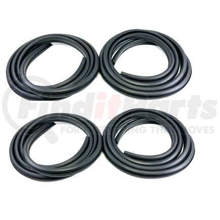 KD3075 by FAIRCHILD - Front and Rear Door Seal on Body Kit for 2005-2010 Jeep Grand Cherokee (55394040AG, 55399018AB R)