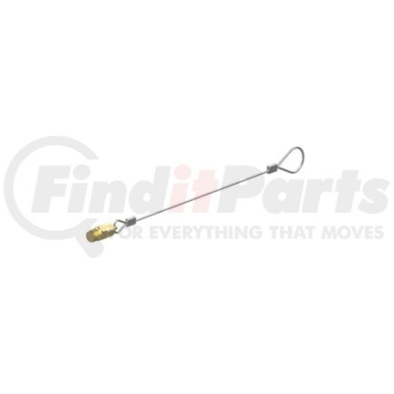 934 315 043 0 by WABCO - Air Brake Reservoir Drain Valve - Manual, Male 1/4" - 18 NPTF, No Sealing