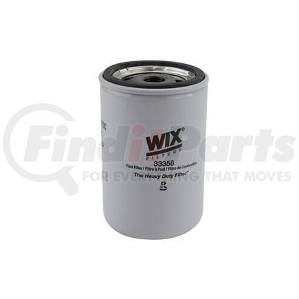 33358MP by WIX FILTERS - Fuel Filter - Spin-On, Cellulose, 10 Micron, M16-1.50 Inlet Thread