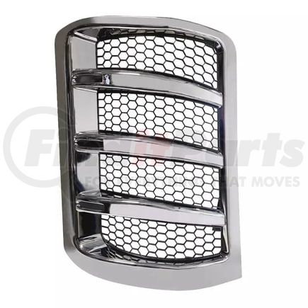 TRTK989118C by TORQUE PARTS - Grille - Left Reefer Curbside, Chrome, For Thermo King Reefer S600, S700, C600, C600M