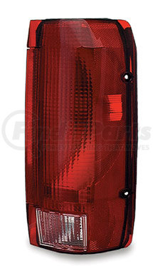 85562-5 by GROTE - Brake / Tail Light Combination Lens - Rectangular, Red and Clear, Left