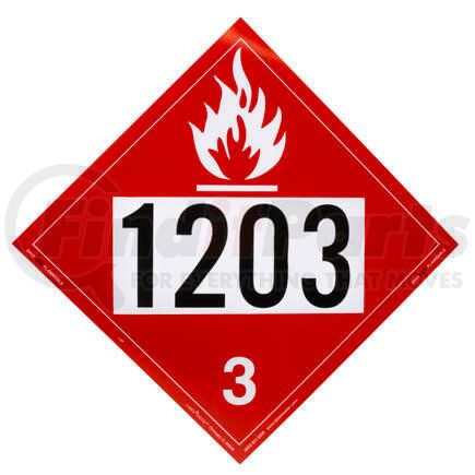 ZRVP2-1203 by LABELMASTER - LabelMaster Flammable Placard 1203