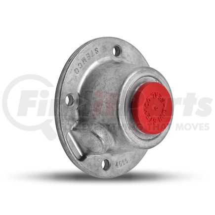 340-4065 by STEMCO - Traditional Aluminum Wheel Hub Cap - 4 Bolts, 5/16 Bolt Size, 2-1/4 in. Depth (Gasket 330-3040)