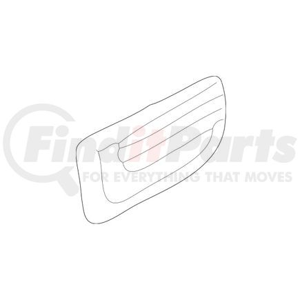 15091889 by GM - Body Side Molding Assembly - Rear, Lower