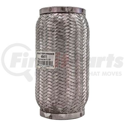 61210 by VIBRANT PERFORMANCE - TurboFlex Coupling w/ Interlock Liner, 4" I.D. x 10" Long