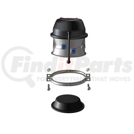 MGM Brakes 3227008 Air Brake Chamber Air Brake Spring Brake - 3227 Series, Piggyback Plus Kit, Model TR2430LP3THD