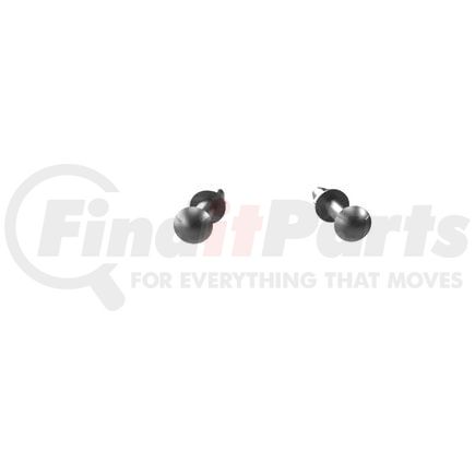MGM Brakes 9003001P Air Brake Chamber Clamp Ring Air Brake Chamber Clamp - Bolt and Nut Kit, 3/8 Inch