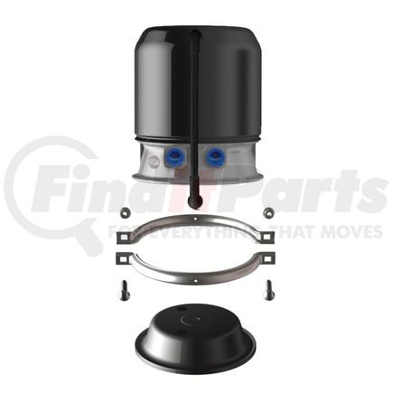 MJS2424ET008 by MGM BRAKES - Air Brake Spring Brake - MJS2424ET Series, Piggyback Plus Kit, 3" Stroke