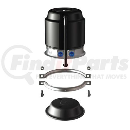 MGM Brakes MJS2430ET008 Air Brake Chamber Air Brake Spring Brake - MJS2430ET Series, Piggyback Plus Kit, 3" Stroke
