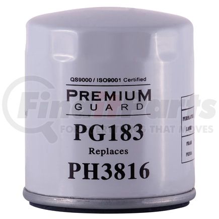 PG183 by PREMIUM GUARD - Engine Oil Filter