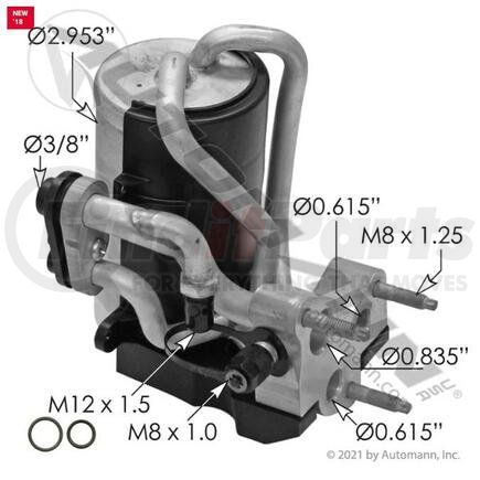 830.41080 by AUTOMANN - AIR CONDITIONING RECEIVER DRIE