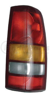 85652-5 by GROTE - Brake / Tail Light Combination Lens - Rectangular, Red, Amber and Clear, Right