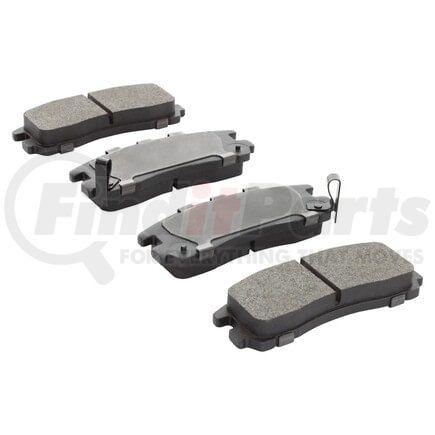1001-0383AC by MPA ELECTRICAL - Quality-Built Premium Ceramic Brake Pads w/ Hardware