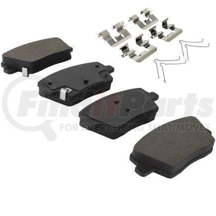 1003-2212M by MPA ELECTRICAL - Quality-Built Black Series Semi-Metallic Brake Pads