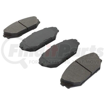 1000-0793M by MPA ELECTRICAL - Quality-Built Disc Brake Pad Set - Semi-Metallic