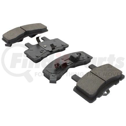 1000-0845M by MPA ELECTRICAL - Quality-Built Disc Brake Pad Set - Semi-Metallic