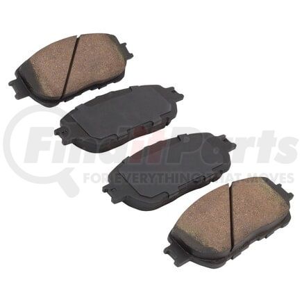 1000-0906C by MPA ELECTRICAL - Quality-Built Disc Brake Pad Set - Ceramic
