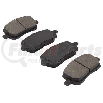 1000-0956M by MPA ELECTRICAL - Quality-Built Disc Brake Pad Set - Semi-Metallic